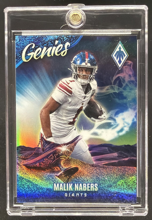 2025 Panini Phoenix Malik Nabers #6 Genies