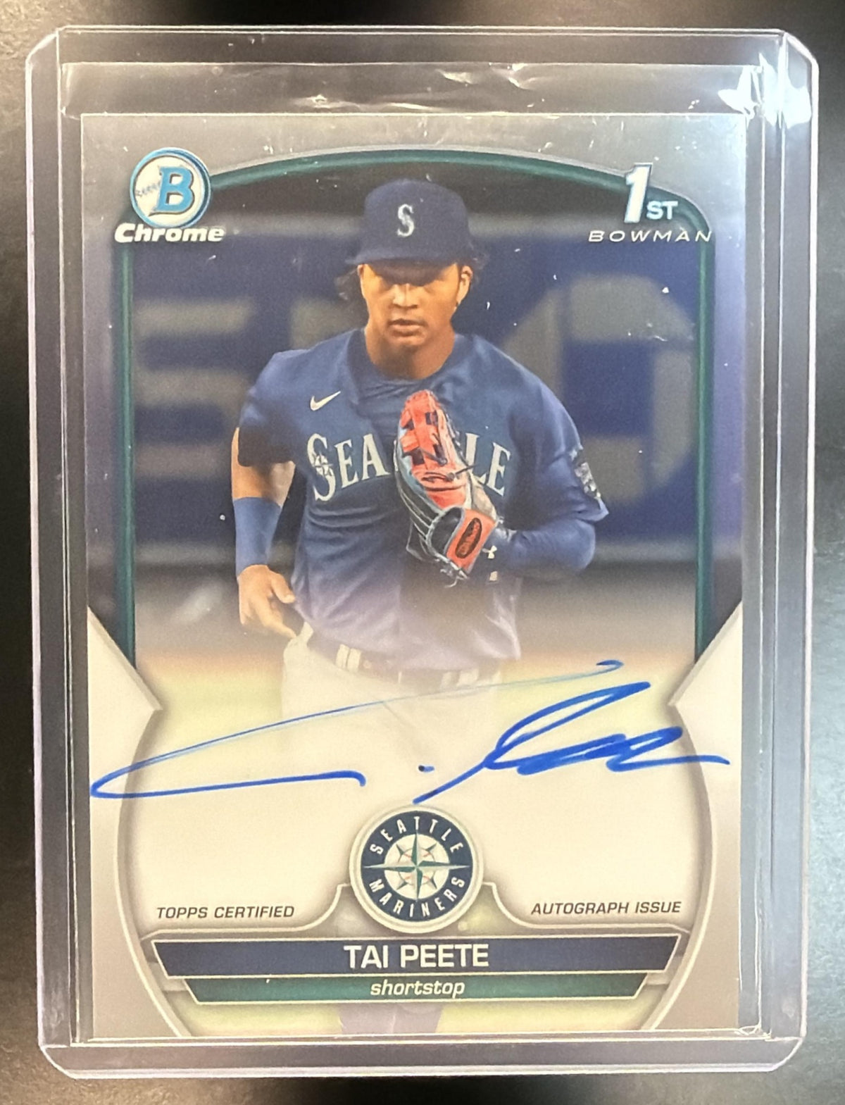 2023 Bowman Draft Chrome Tai Peete #CDA-TP Auto 1st Bowman