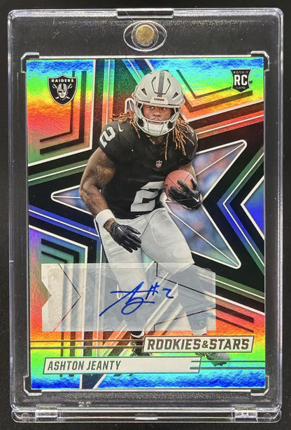 2025 Panini Rookies & Stars Ashton Jeanty #106 RC Auto