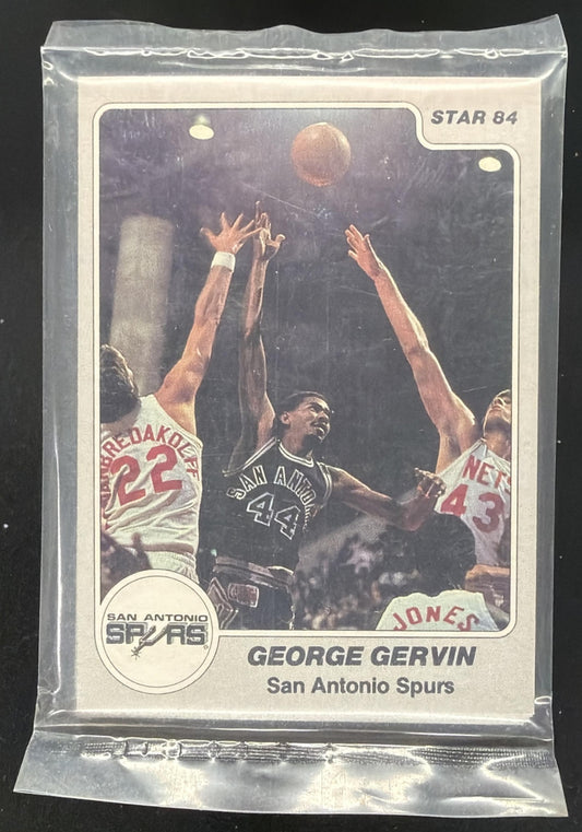 1984-85 Star All-Star Game George Gervin #19 Sealed Spurs