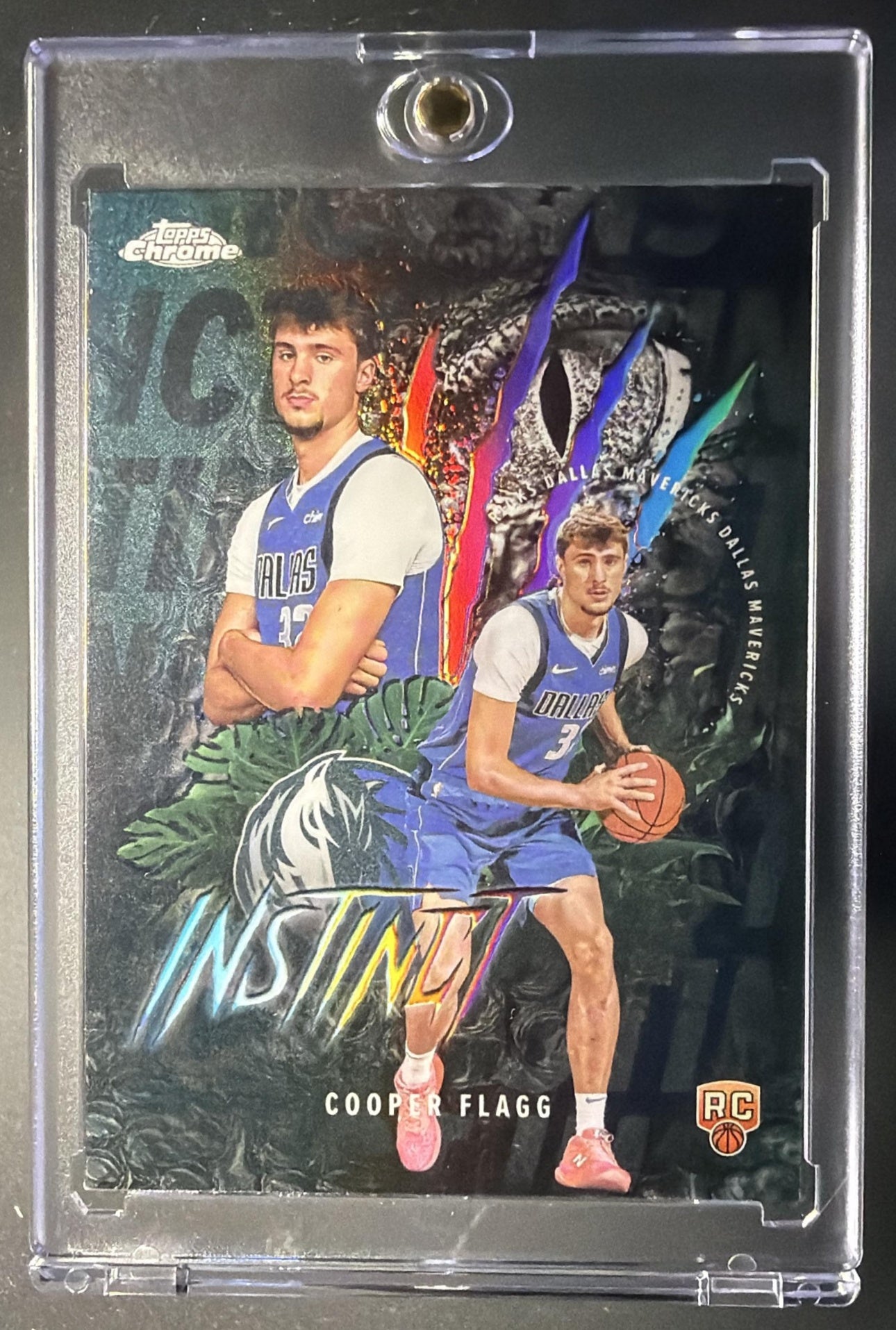 2025-26 Topps Chrome Cooper Flagg #INS-11 Instinct Refractor RC