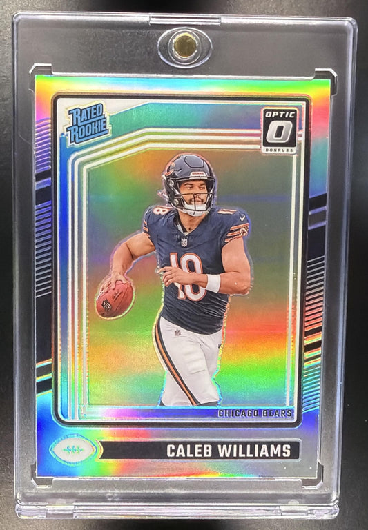 2024 Panini Donruss Optic Caleb Williams #201 Holo Rookie