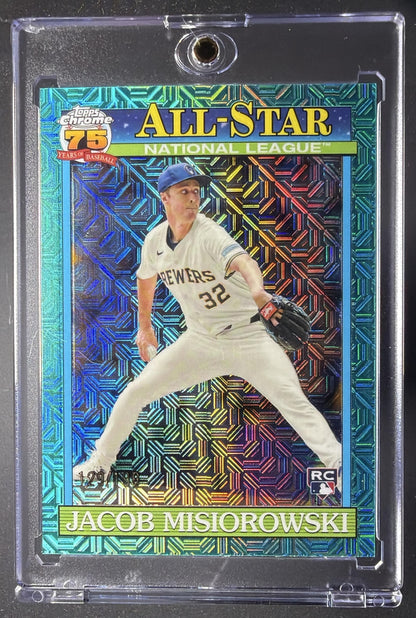 2026 Topps Series 2 Jacob Misiorowski #91ASC-49 1991 Chrome Silver Pack /199