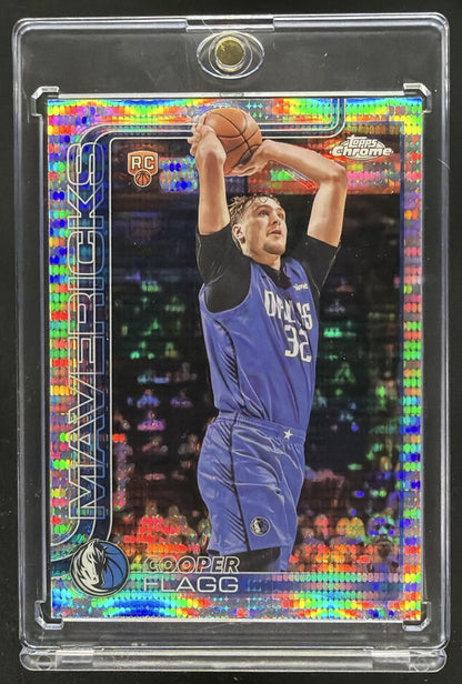 2025-26 Topps Chrome Cooper Flagg #251 Pulsar Refractor RC