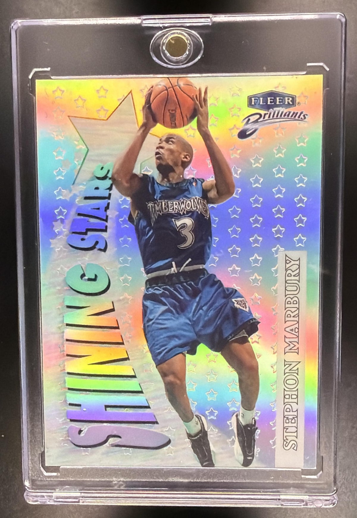 1998-99 Fleer Brilliants Stephon Marbury #13 SS Shining Stars Pulsars