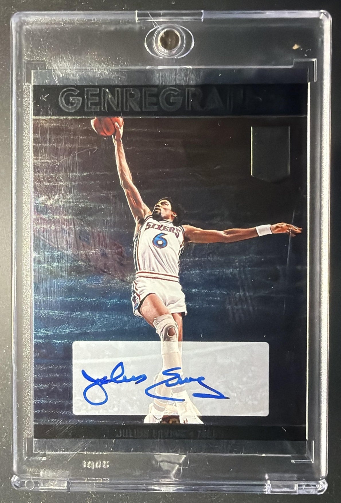 2023-24 Panini Donruss Elite Julius Erving #GG-ERV GenreGraphs Auto