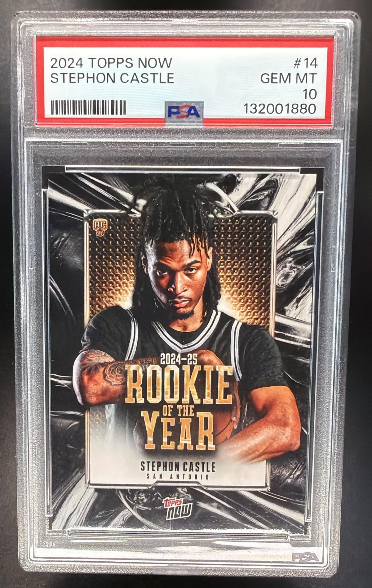 2024-25 Topps Now Stephon Castle #14 PSA 10