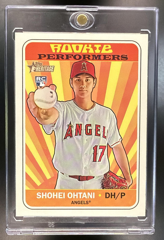 2018 Topps Heritage Shohei Ohtani #RP-SO Rookie Performers RC