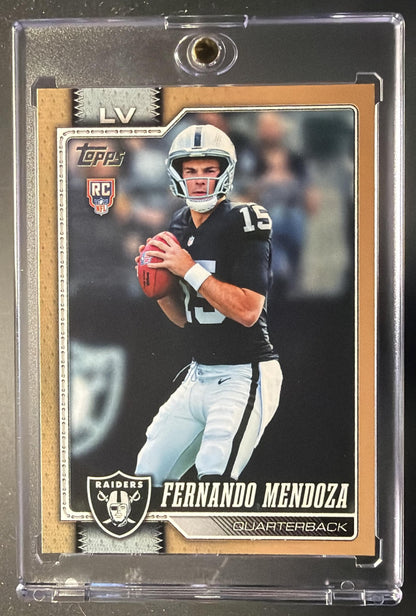 2026 Topps Fernando Mendoza #301 Gold 84/2026 RC