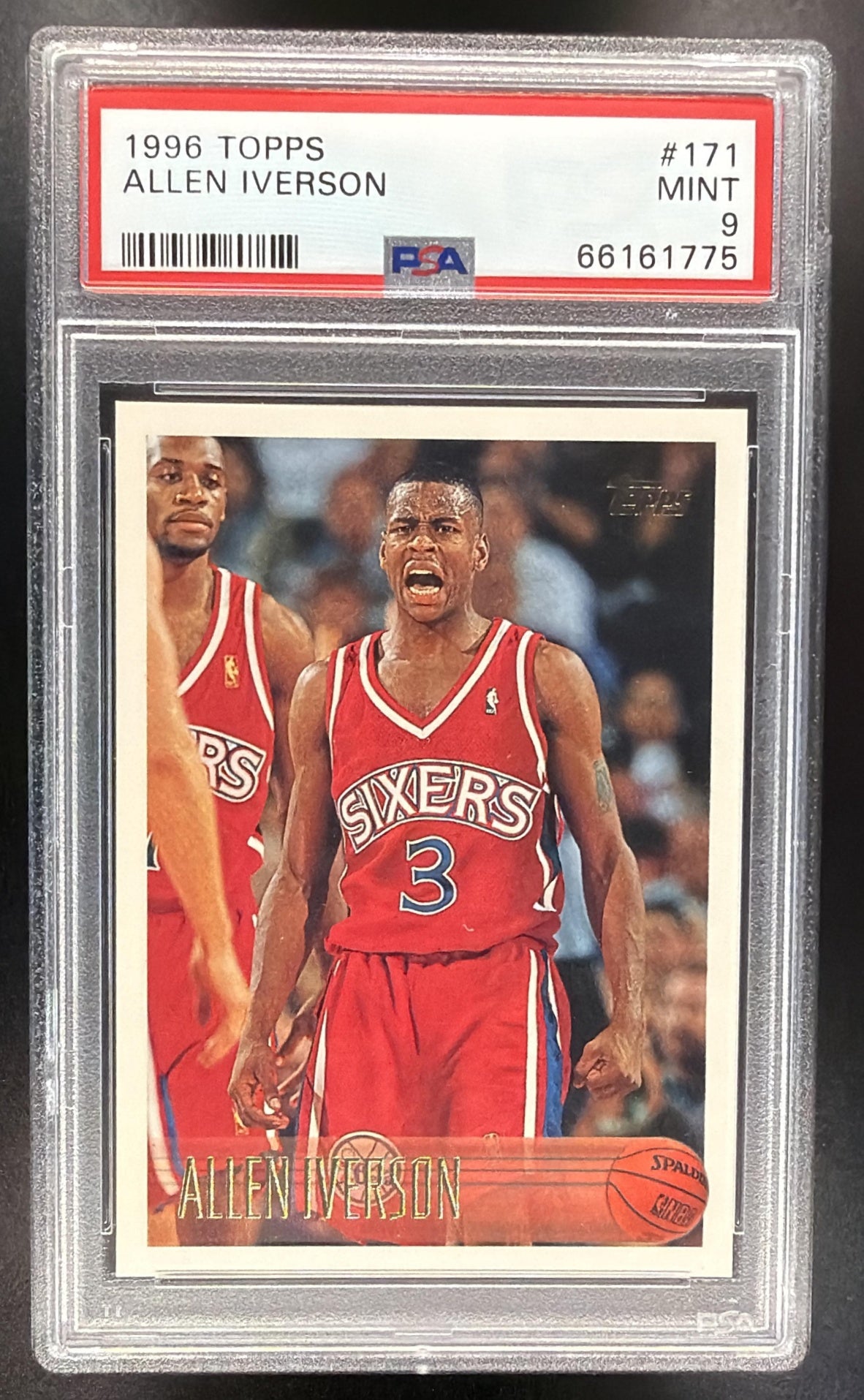 1996-97 Topps Allen Iverson #171 RC PSA 9