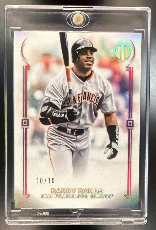 2026 Topps Tribute Barry Bonds #TCA-BB8 Career Achievement Award Continuity Pink /10