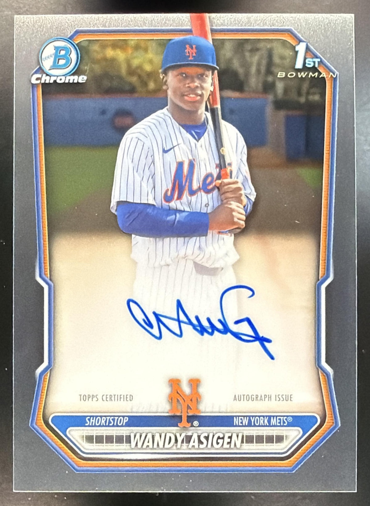 2026 Bowman Chrome Wandy Asigen #CPA-WA Auto 1st Prospect