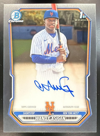 2026 Bowman Chrome Wandy Asigen #CPA-WA Auto 1st Prospect