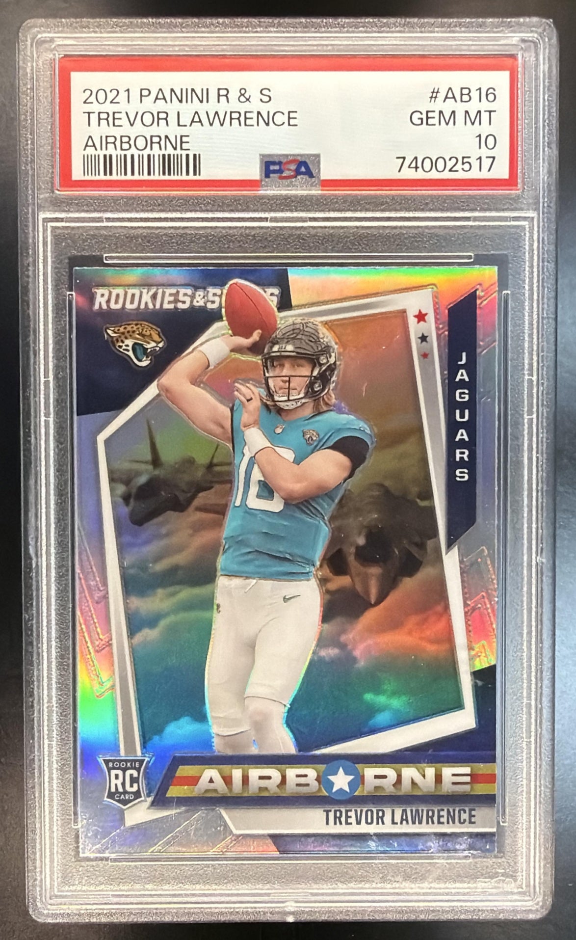 2021 Panini Rookies & Stars Trevor Lawrence #AB-16 Airborne RC