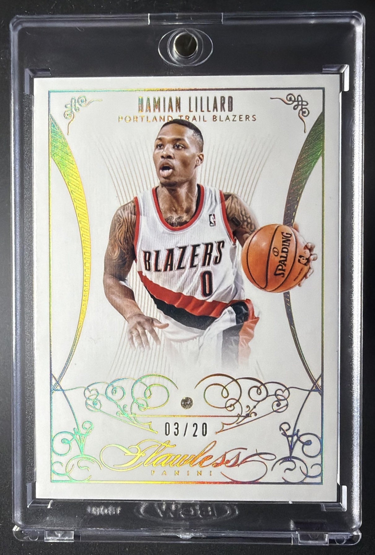2013-14 Panini Flawless Damian Lillard #19 3/20 Diamond