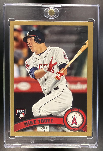 2011 Topps Update Mike Trout #US175 Gold 1288/2011 RC