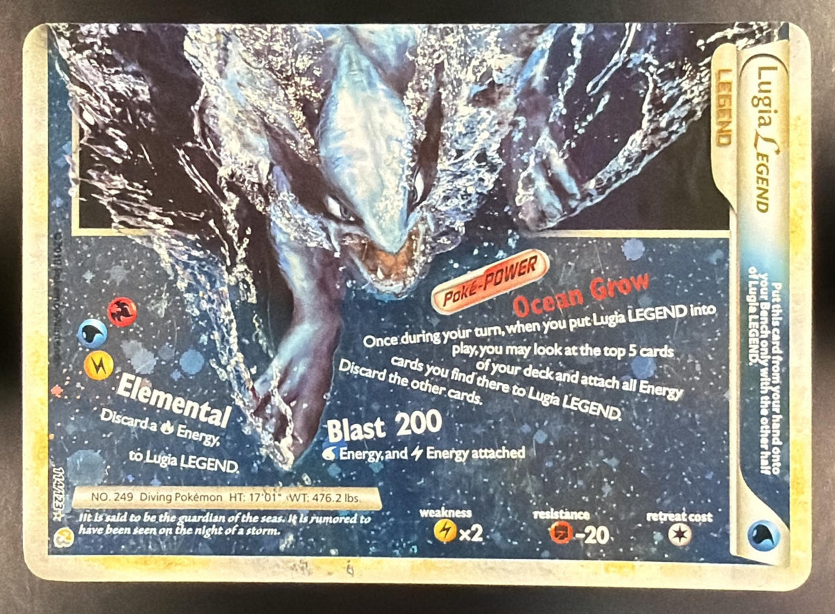 2010 Pokemon HeartGold SoulSilver Lugia Legend (Bottom) 114/123 LP