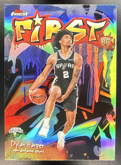 2025-26 Topps Finest Dylan Harper #F-2 First Refractor RC