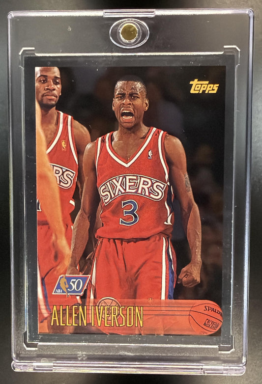 1996-97 Topps Allen Iverson Foil NBA 50 RC