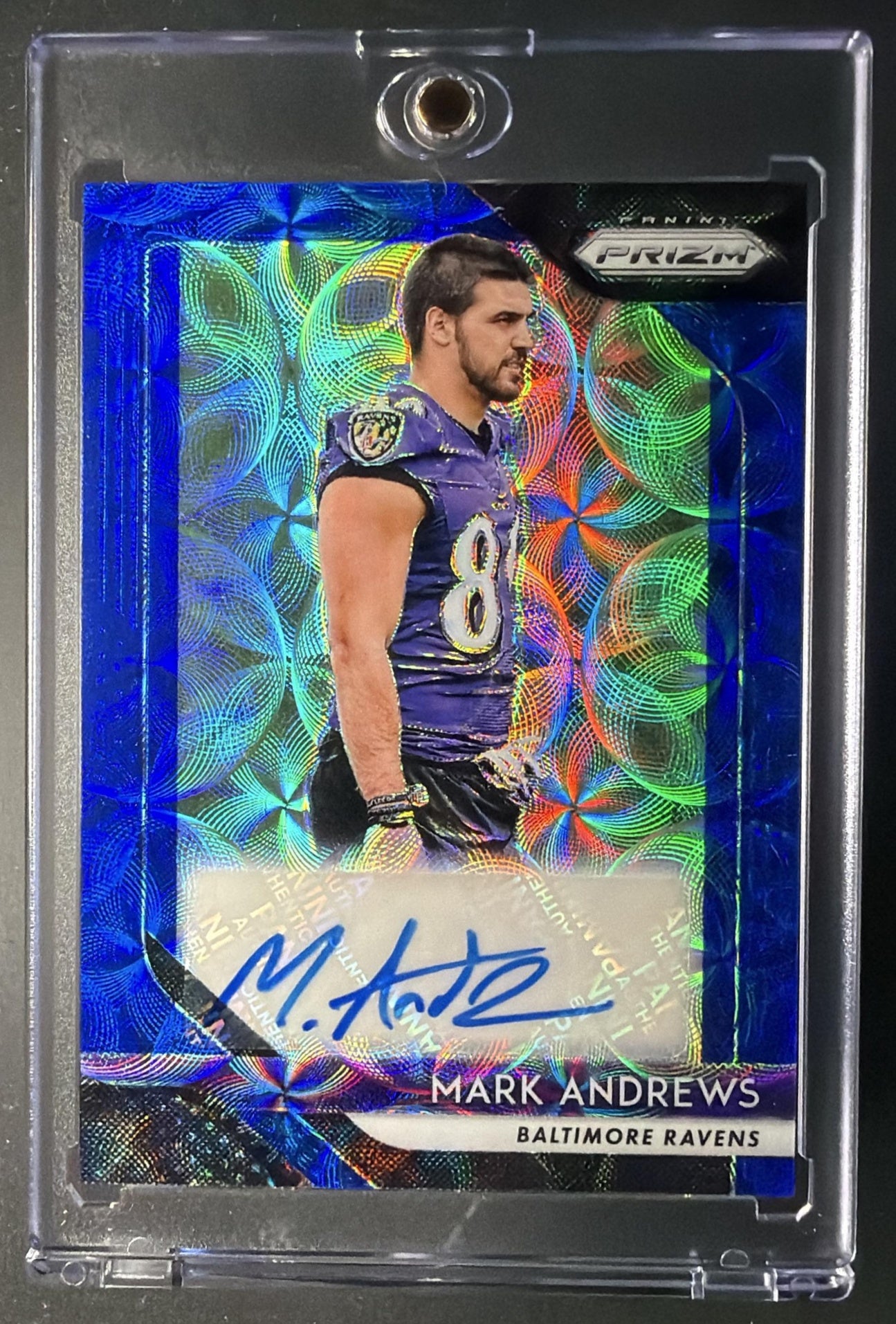 2018 Panini Prizm Mark Andrews #RA-MAN Rookie Auto Blue Scope 53/99 RC