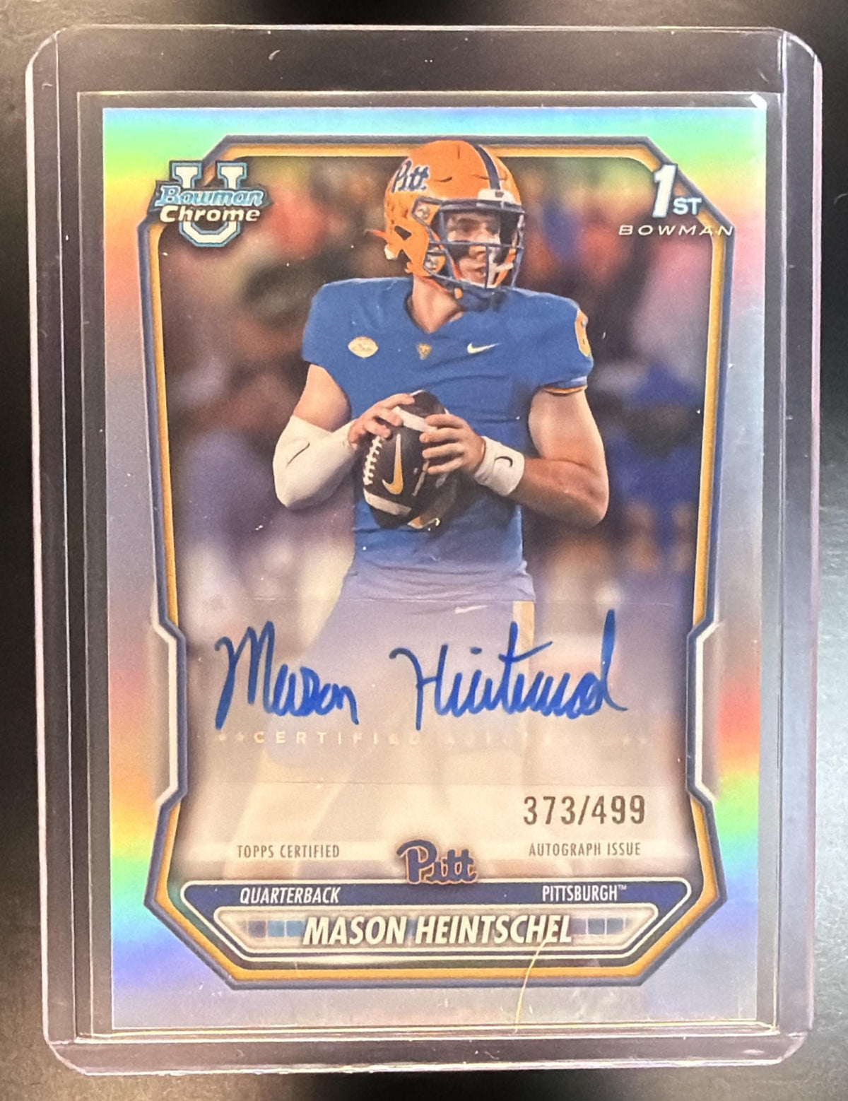 2026 Bowman Chrome Mason Heintschel #BCPA-MHE Refractor Auto 373/499 1st Bowman