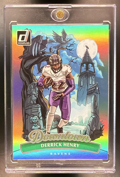 2025 Panini Donruss Derrick Henry #3 Downtown SP Ravens