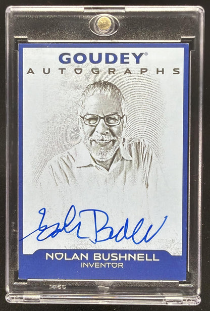 2026 Upper Deck Goodwin Champions Nolan Bushnell #GA-NB Goudey Auto