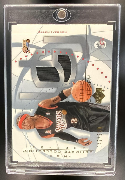 2002-03 Upper Deck Ultimate Collection Allen Iverson #AI Jerseys 42/250