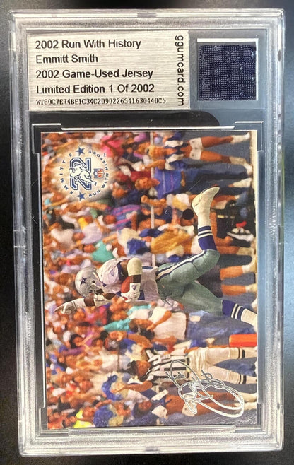 2002 Run With History Emmitt Smith Game Used Jersey 1/2002