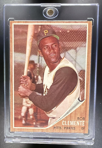 1962 Topps Roberto Clemente #10 Crease