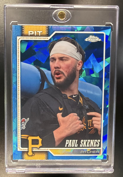 2026 Topps Chrome Paul Skenes #150 Image Variation Sapphire