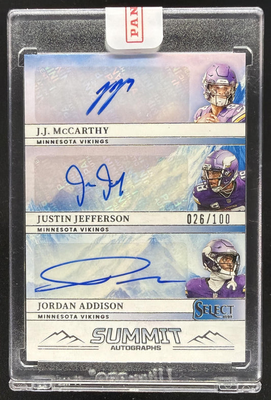 2025 Select Summit Mccarthy Jefferson Addison Triple Auto /100