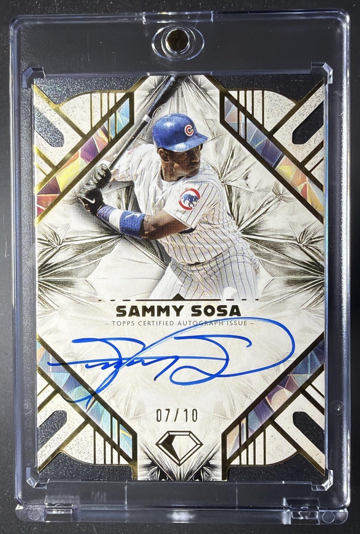 2025 Topps Diamond Icons Sammy Sosa #AC-SS Auto Black 7/10