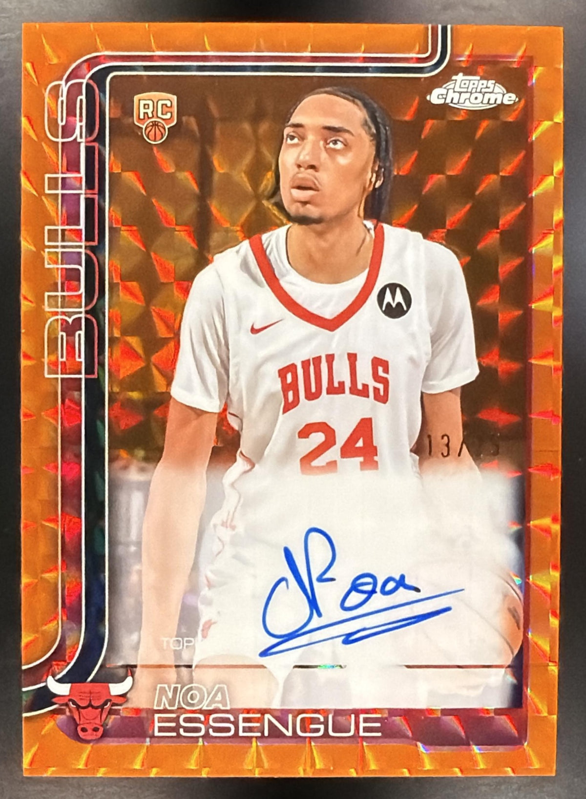 2025-26 Topps Chrome Noa Essengue #TCAR-NE Rookie Auto Refractor RC