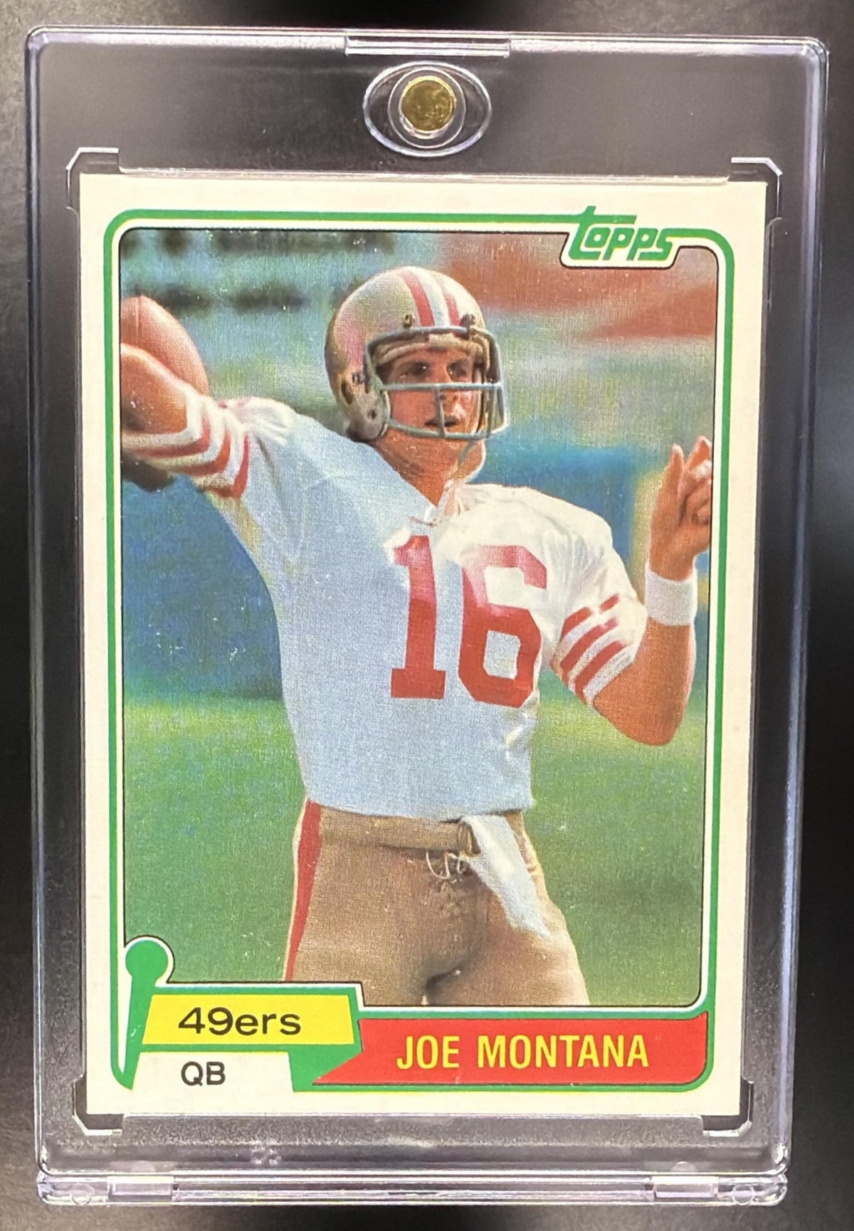 1981 Topps Joe Montana #216 RC 49ers