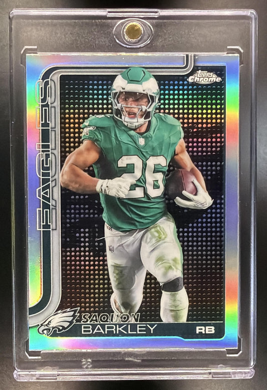 2025 Topps Chrome Saquon Barkley #248 Lightboard Logo Variation Eagles