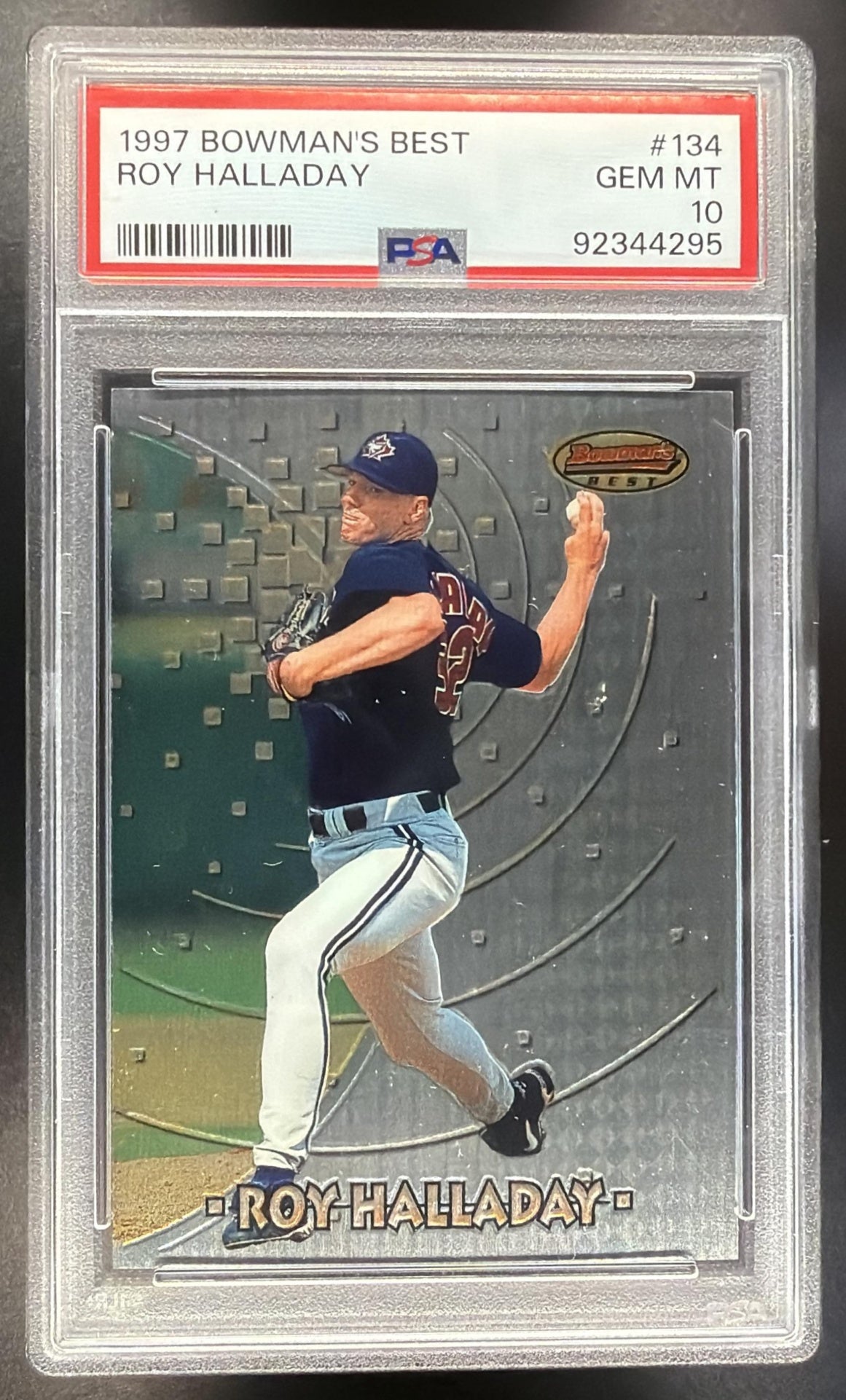 1997 Bowman's Best Roy Halladay #134 RC PSA 10