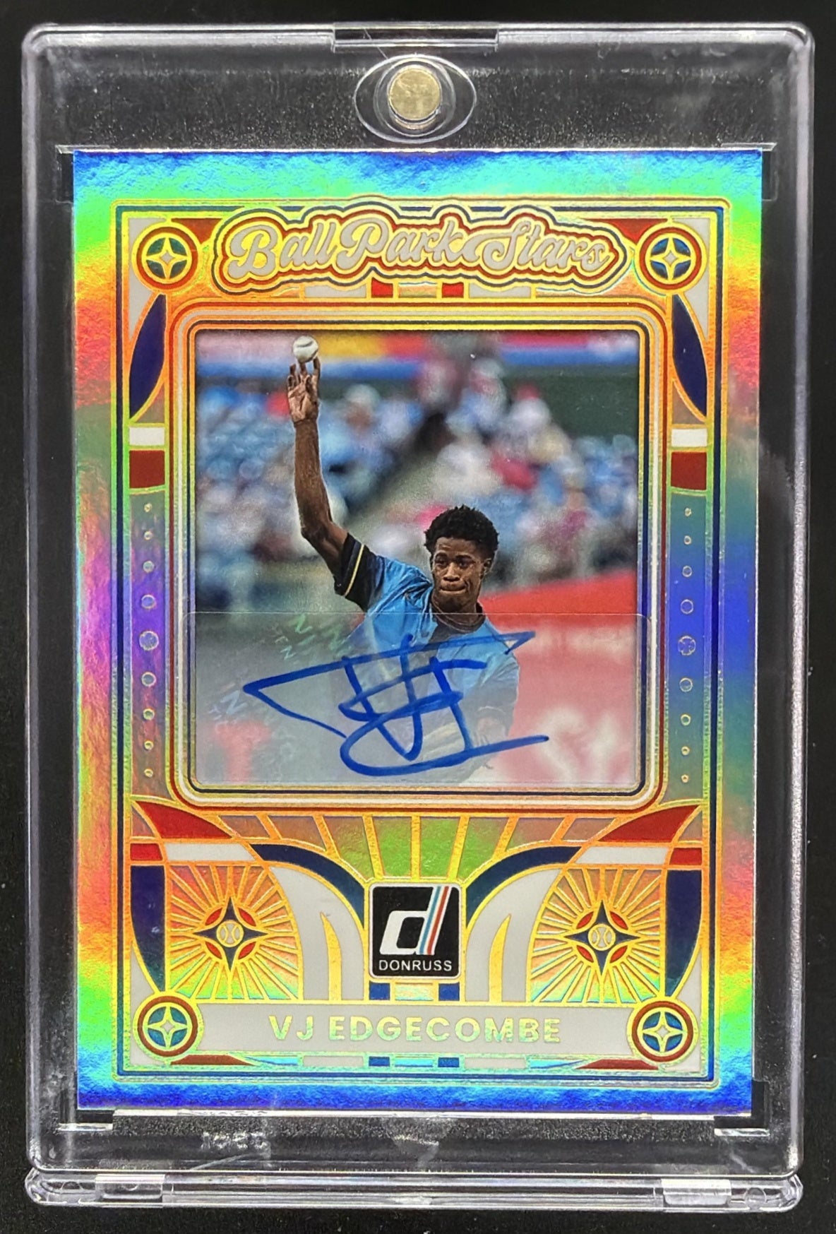 2026 Panini Donruss VJ Edgecombe #2 Ballpark Stars Rc Auto