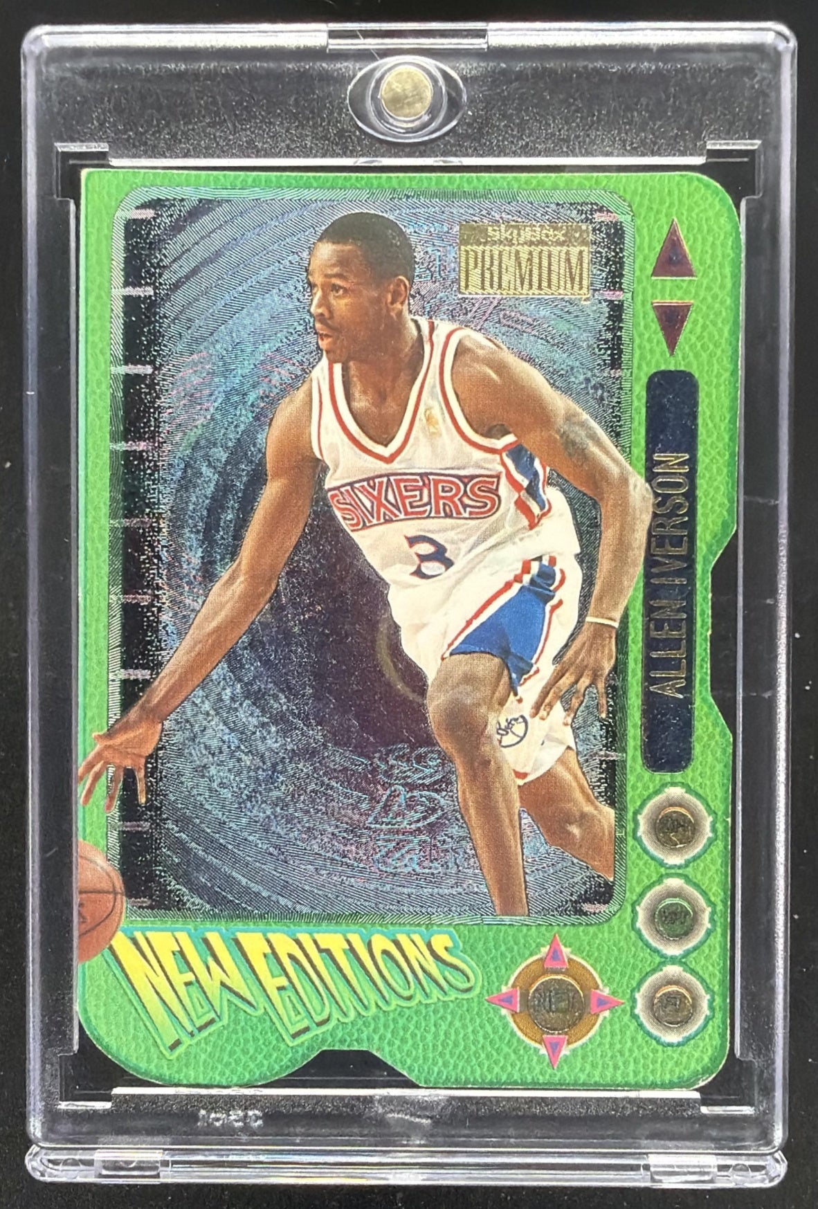 1996-97 Skybox Premium Allen Iverson #5 New Editions RC