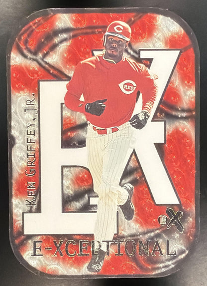2000 Fleer E-X Ken Griffey, Jr. #1 XC E Xceptional Red 542/1999