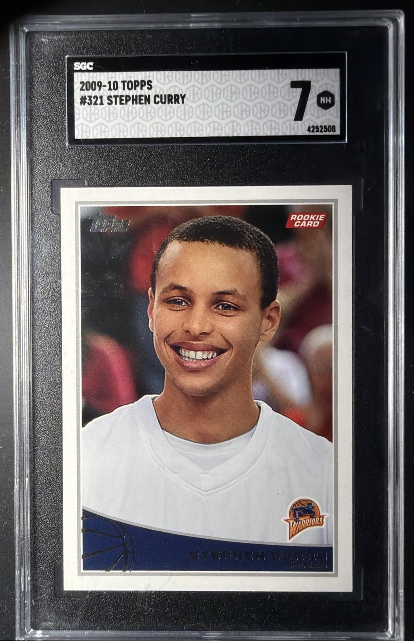 2009-10 Topps Stephen Curry #321 RC SGC 7