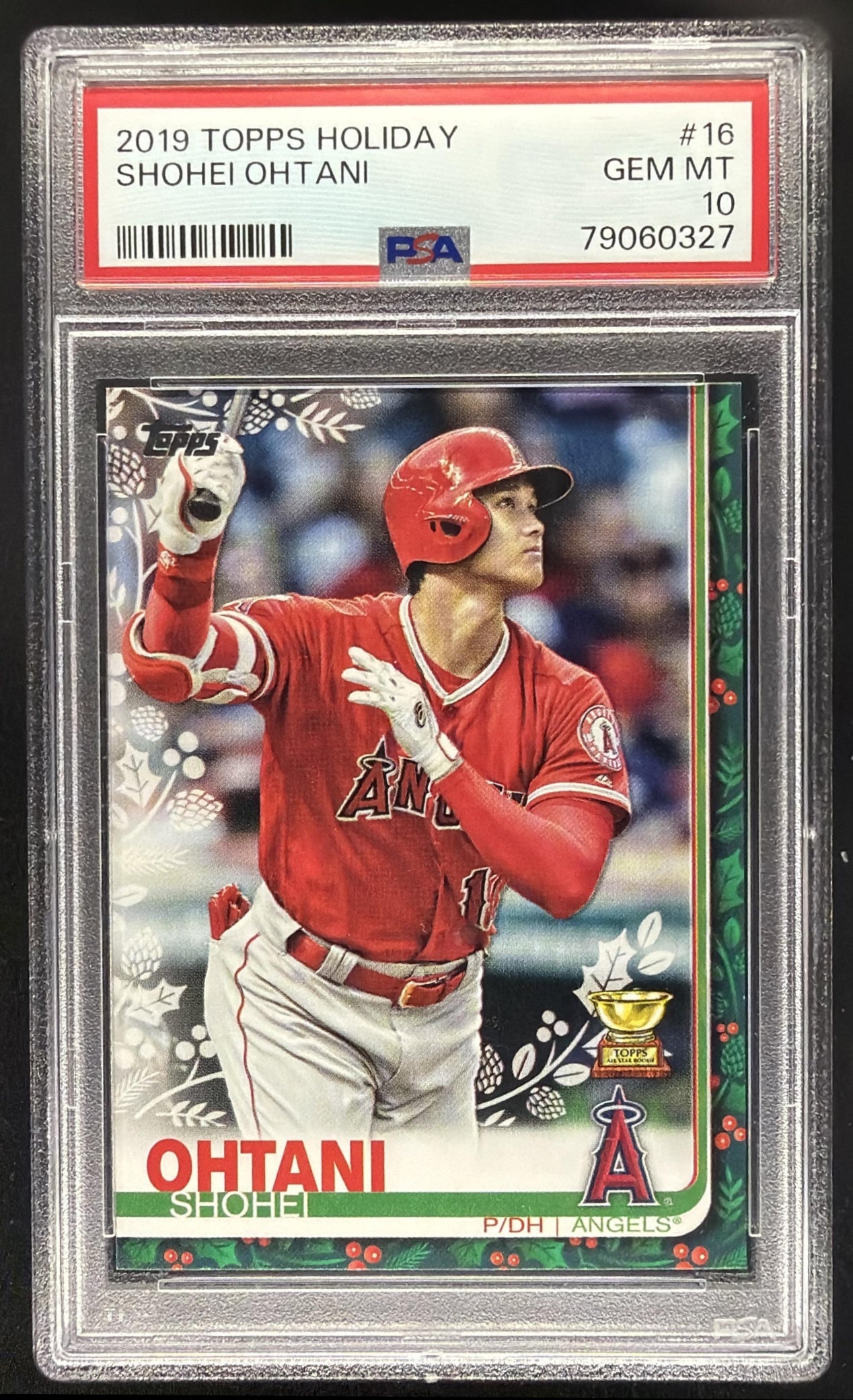 2019 Topps Holiday Shohei Ohtani #HW16 Rookie Cup PSA 10