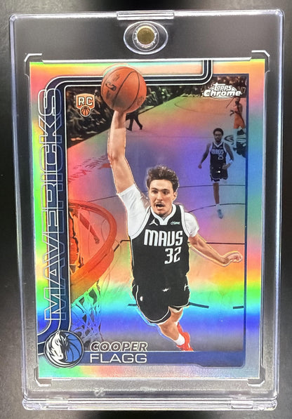 2025-26 Topps Chrome Update Cooper Flagg #151 Refractor RC Mavs