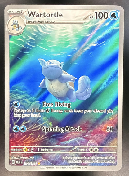 2023 Pokemon 151 Wartortle 171/165 NM