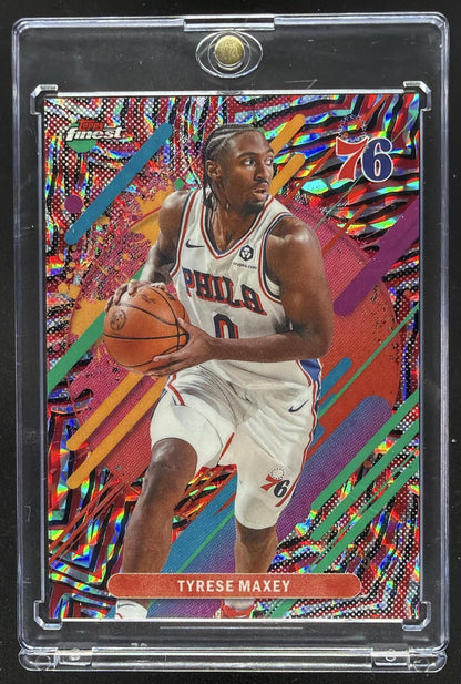 2025-26 Topps Finest Tyrese Maxey #229 Rare