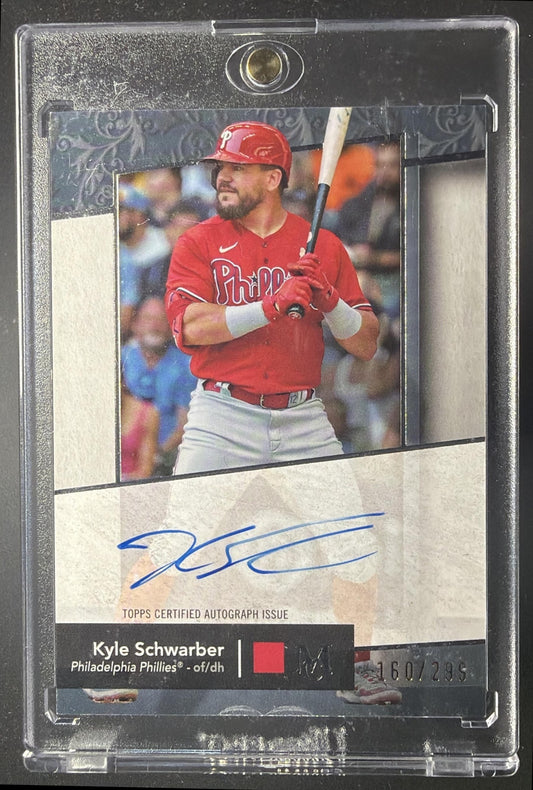 2024 Topps Museum Collection Kyle Schwarber #AA-KS Archival Auto /299