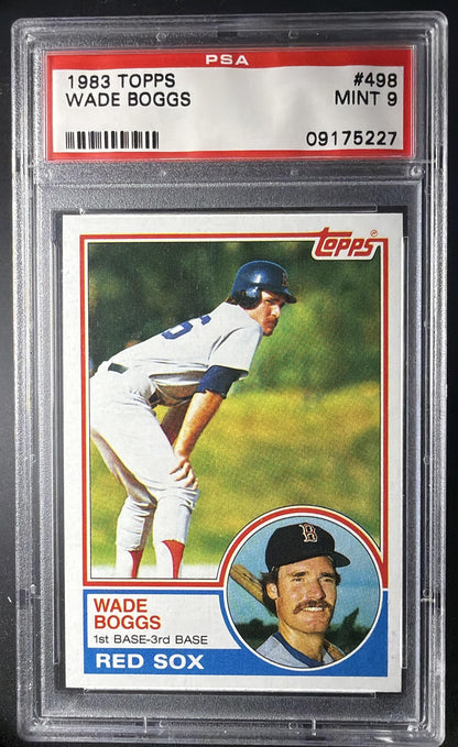 1983 Topps Wade Boggs #498 RC PSA 9