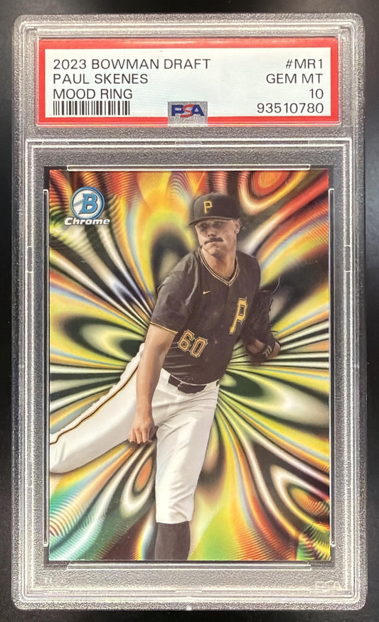 2023 Bowman Draft Paul Skenes #MR-1 Mood Ring PSA 10