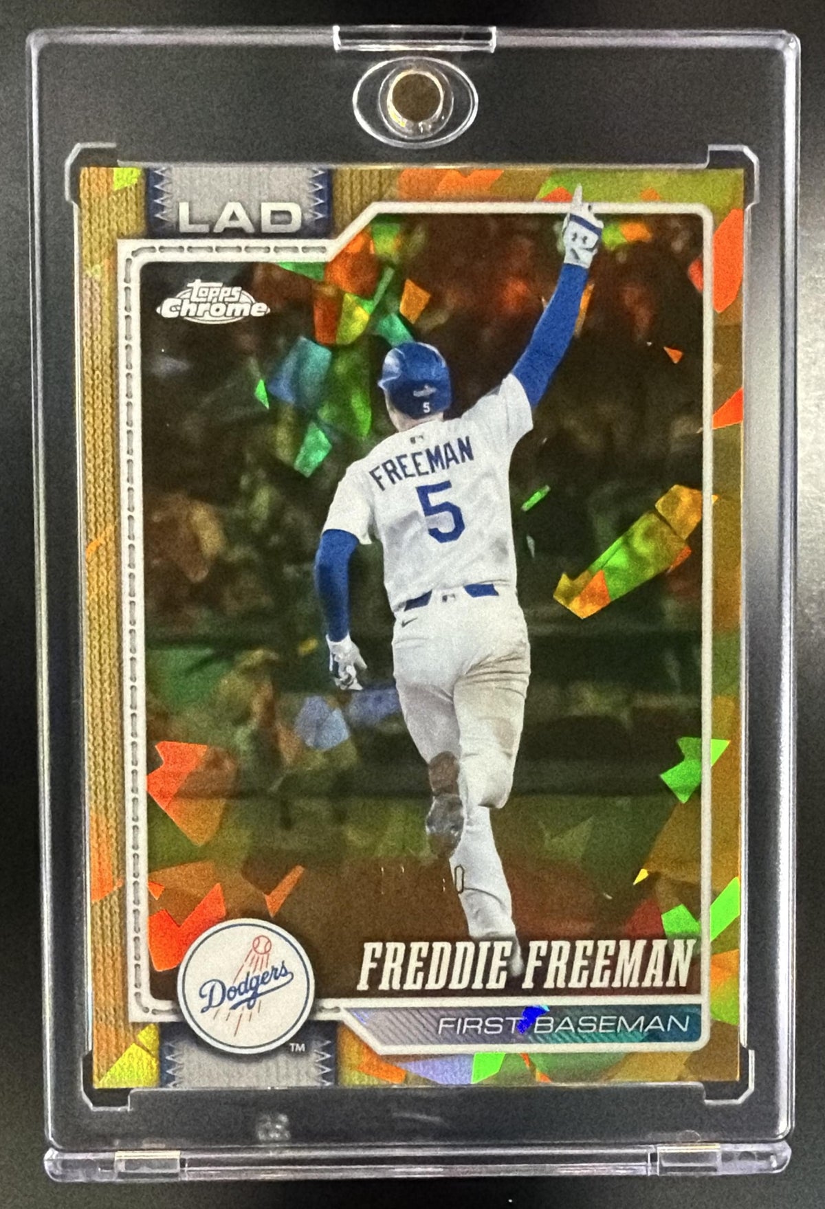 2026 Topps Chrome Sapphire Freddie Freeman #159 Image Variation Gold /50