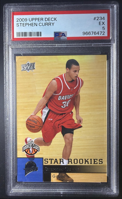 2009-10 Upper Deck Stephen Curry #234 RC PSA 5